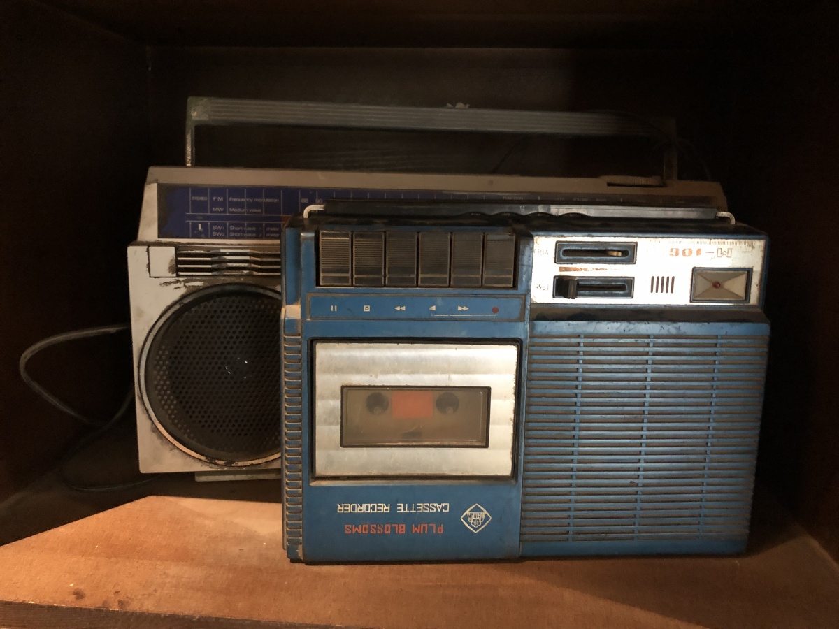 老物件之录音机电视机收音机双卡录音机