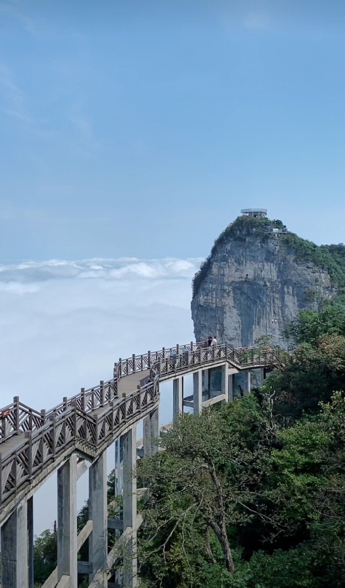 黄山著名旅游景区迎客松是黄山的标志性景观也是安徽省的象征之一