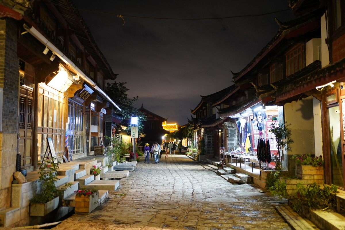 白沙夜景