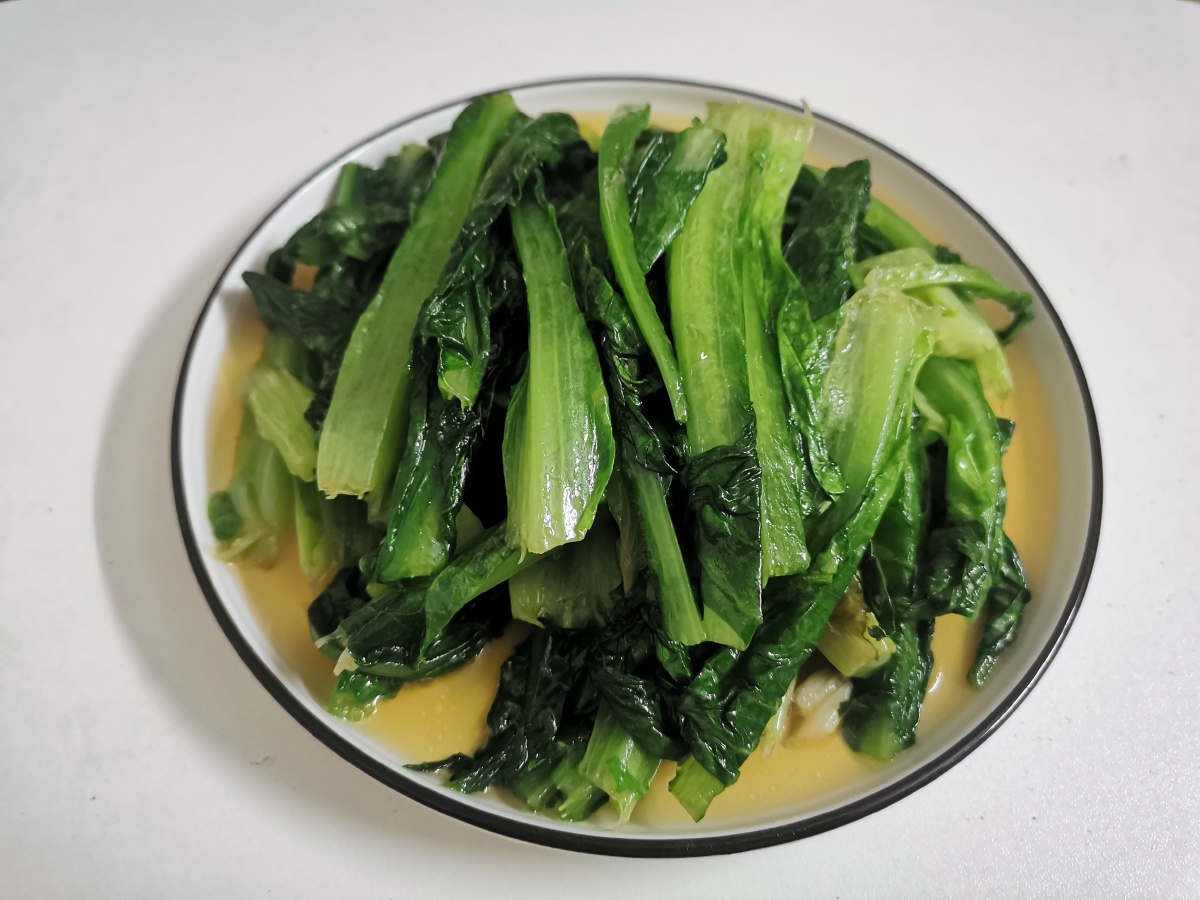 油麦菜素菜清炒家常菜青菜