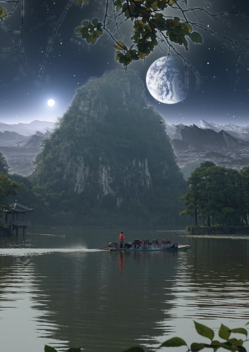 日月山河都融入了他的眼里