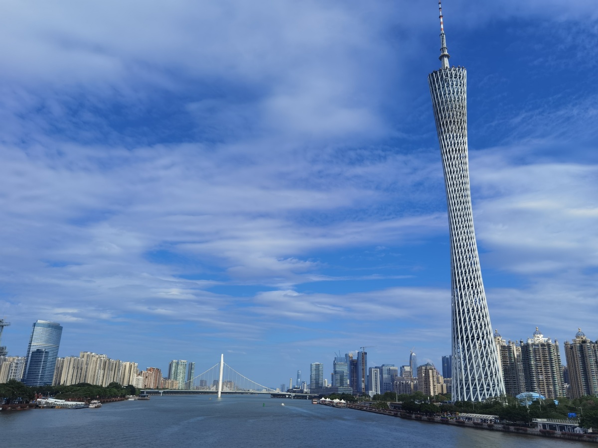 广州地标风景广州塔