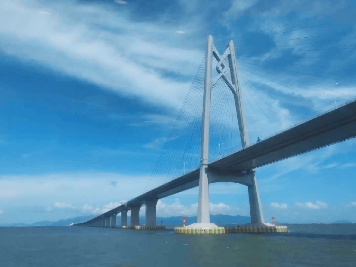 港珠澳大桥实景拍摄
