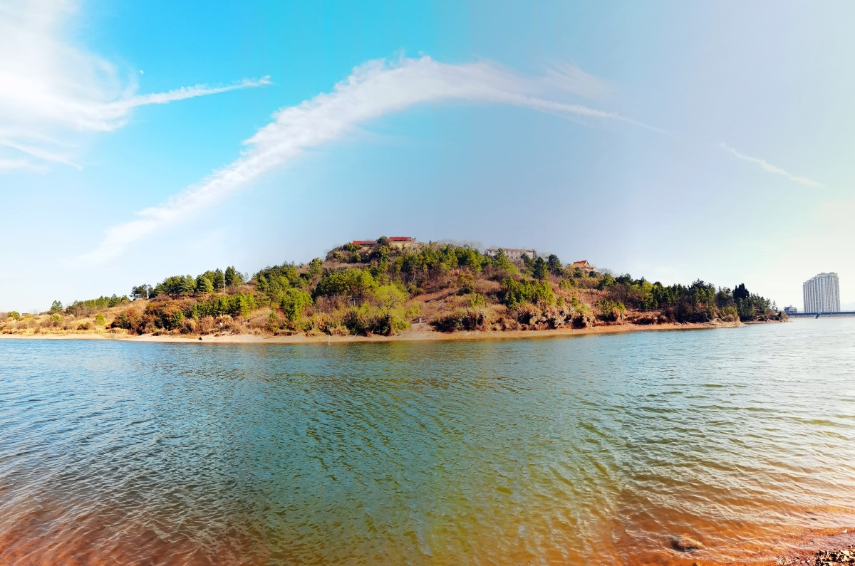 龙飞凤舞铜山禅寺水库边那天云彩特别漂亮手机拍照留念