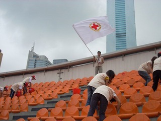 20100911亚运志愿者启动日 中信旁边
