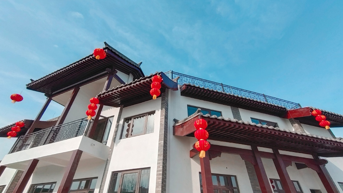 建设中的鲁山花瓷古镇中