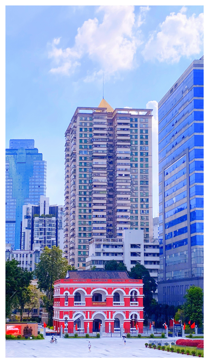 手机玩摄广州省港大罢工纪念馆东园位于越秀南路东园面积10000多平方