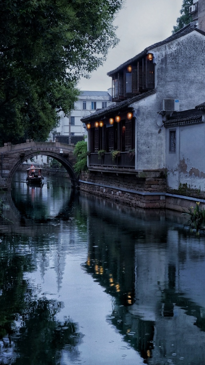 烟雨苏州想念此时江南的桂花香