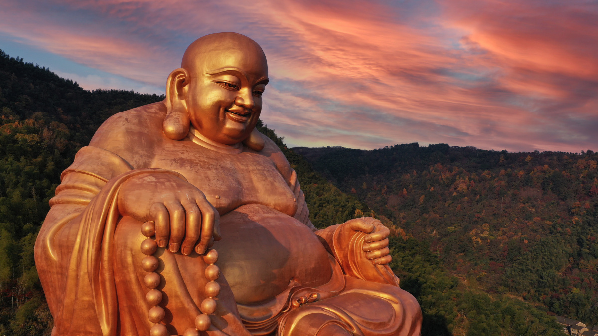 雪窦山雪窦寺弥勒佛