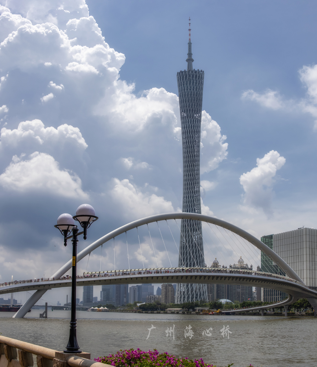 广州昨天开通的海心桥