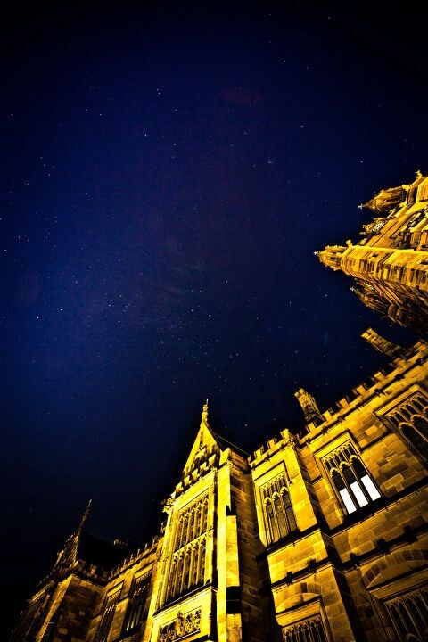 Great Hall &amp; 星空<br />
取景时仰头仰得脖子酸。。