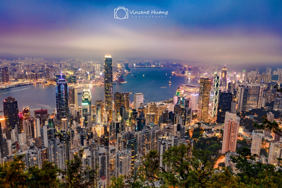 香港维港夜景 - vincenthuang - 图虫