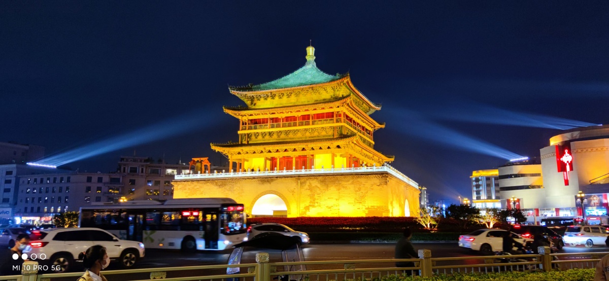 大西安钟楼16朝古都的西安