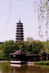 瘦西湖栖灵塔