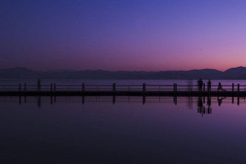 海心亭的清晨
