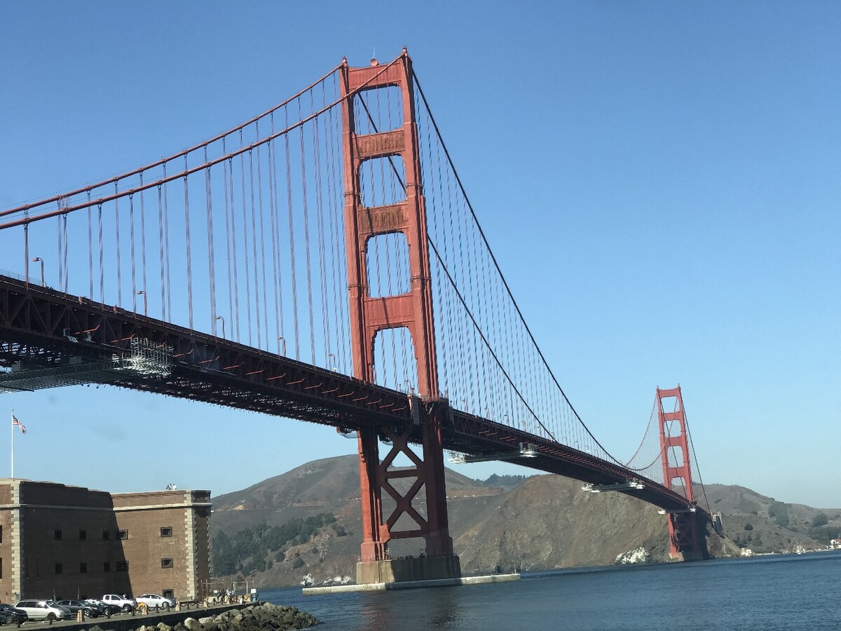 旧金山大桥金门大桥_旧金山金门大桥简介_旧金山金门大桥结构体系