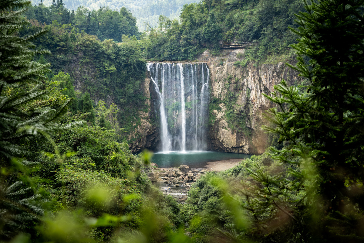 贵州小众景点织金瀑布
