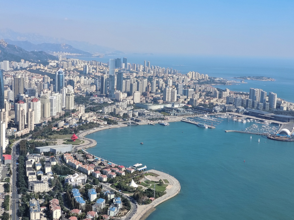 云上印象青岛海天中心81层城市观光平台