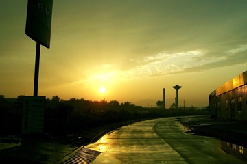 2008-10-09雨后落日
