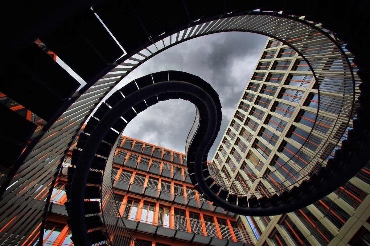 单张慕尼黑的无尽阶梯