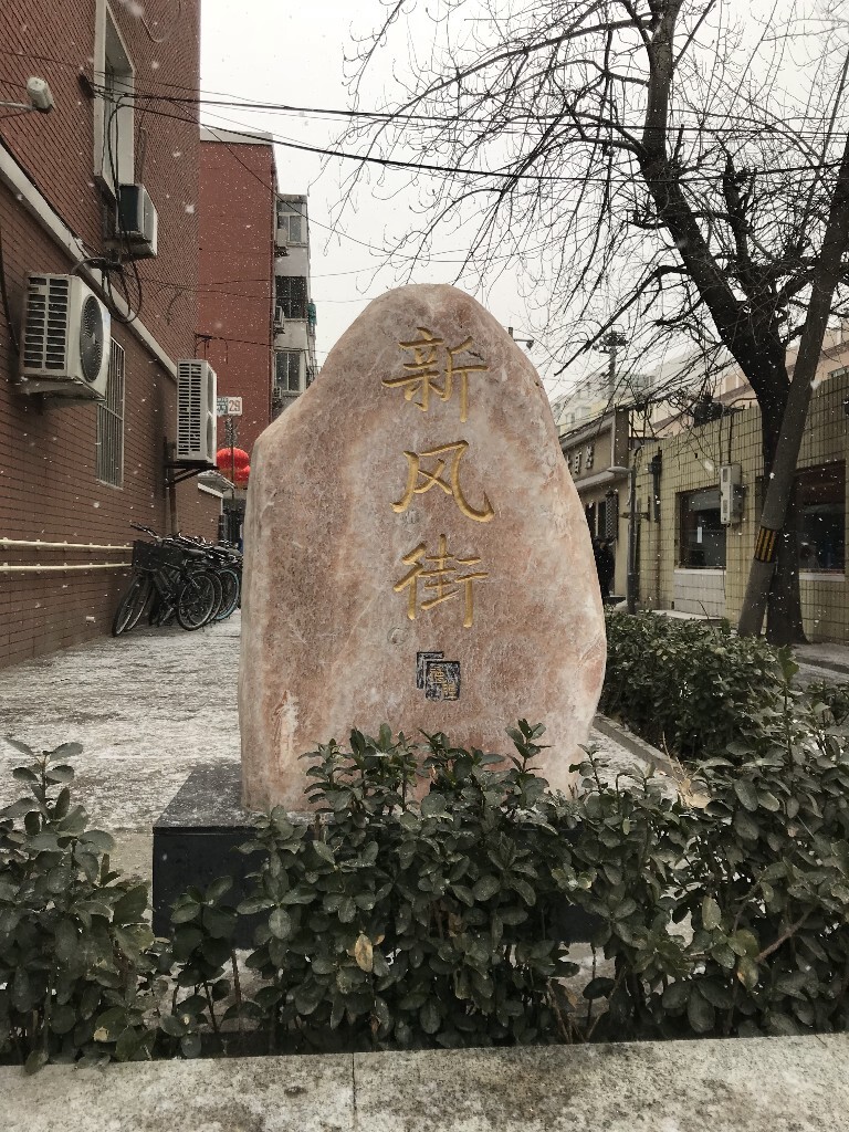 雪中的新风街