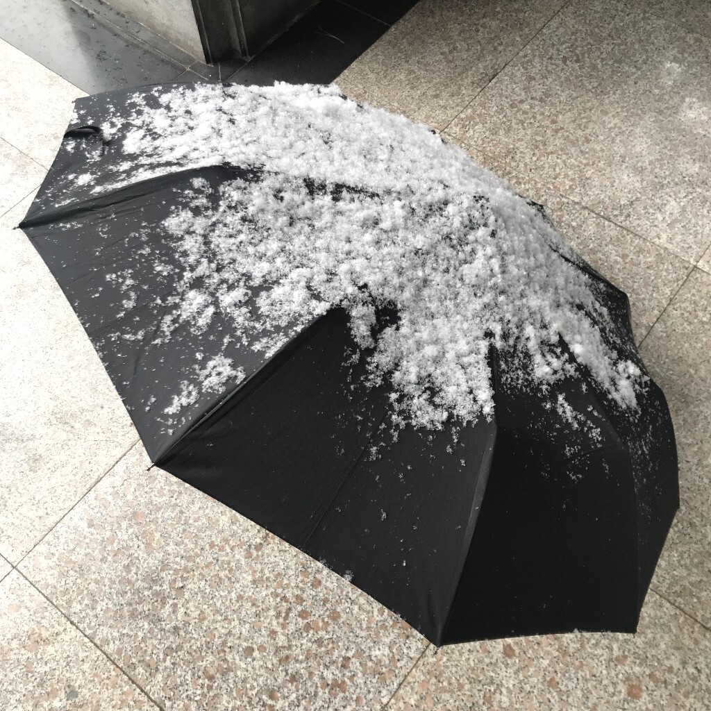雪中的北师大