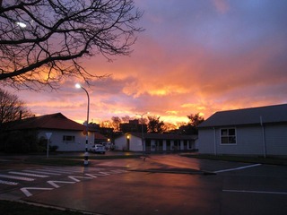 red sky
