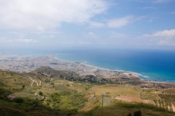 Blick auf Trapani @ Erice, Sicilia