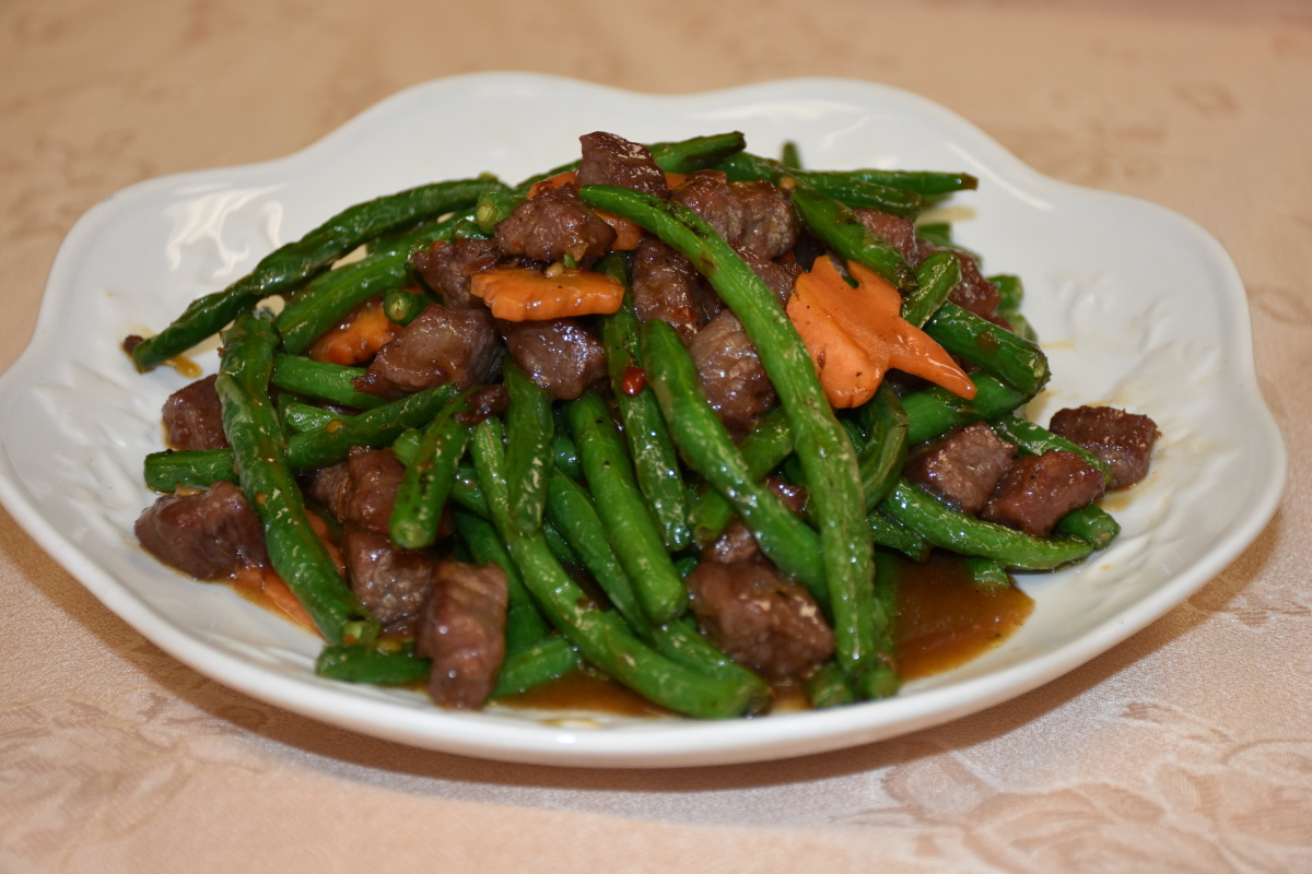 xo酱四季豆炒牛肉