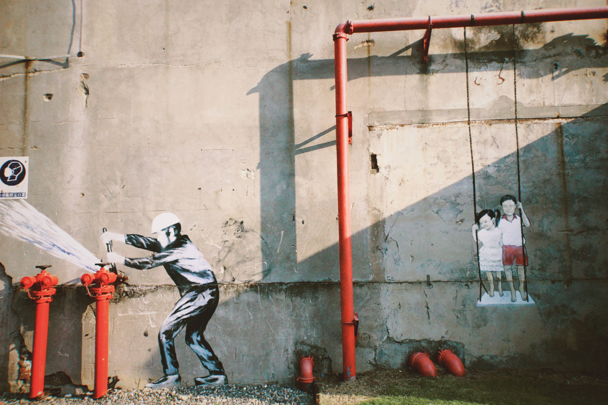 深圳#蛇口#价值工厂,独特的涂鸦设计,悠闲拍摄好去处.