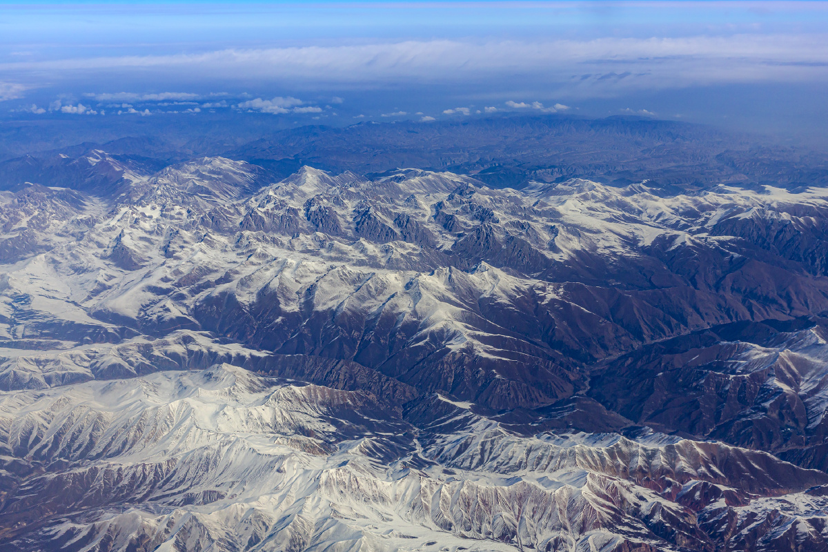 人文地理摄影组雪景观高的冬季冷冰全景图今日天空绝了山昆仑山脉还