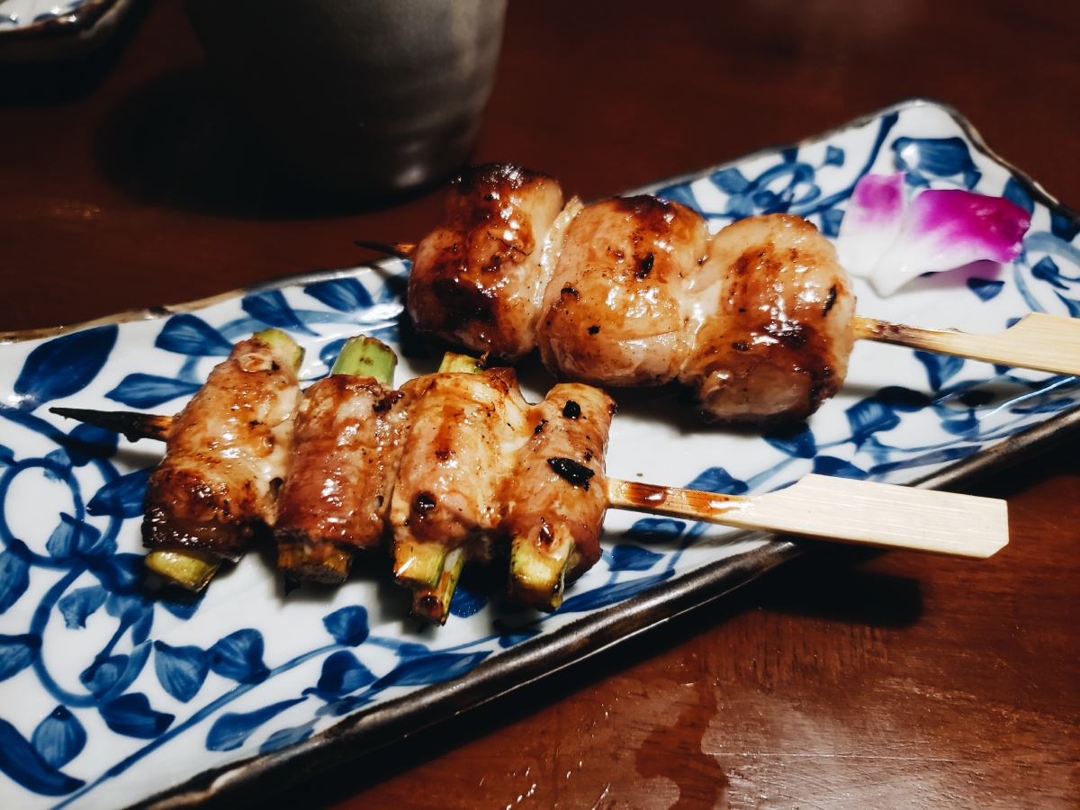 烧烤日式烧烤烧鸟黑武士炸鸡鸡肉串明太子土豆