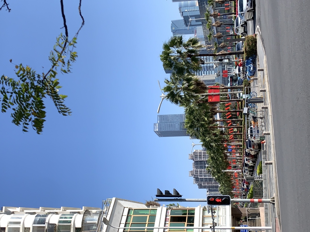 雨后厦门街厦门会展中心附近随手拍