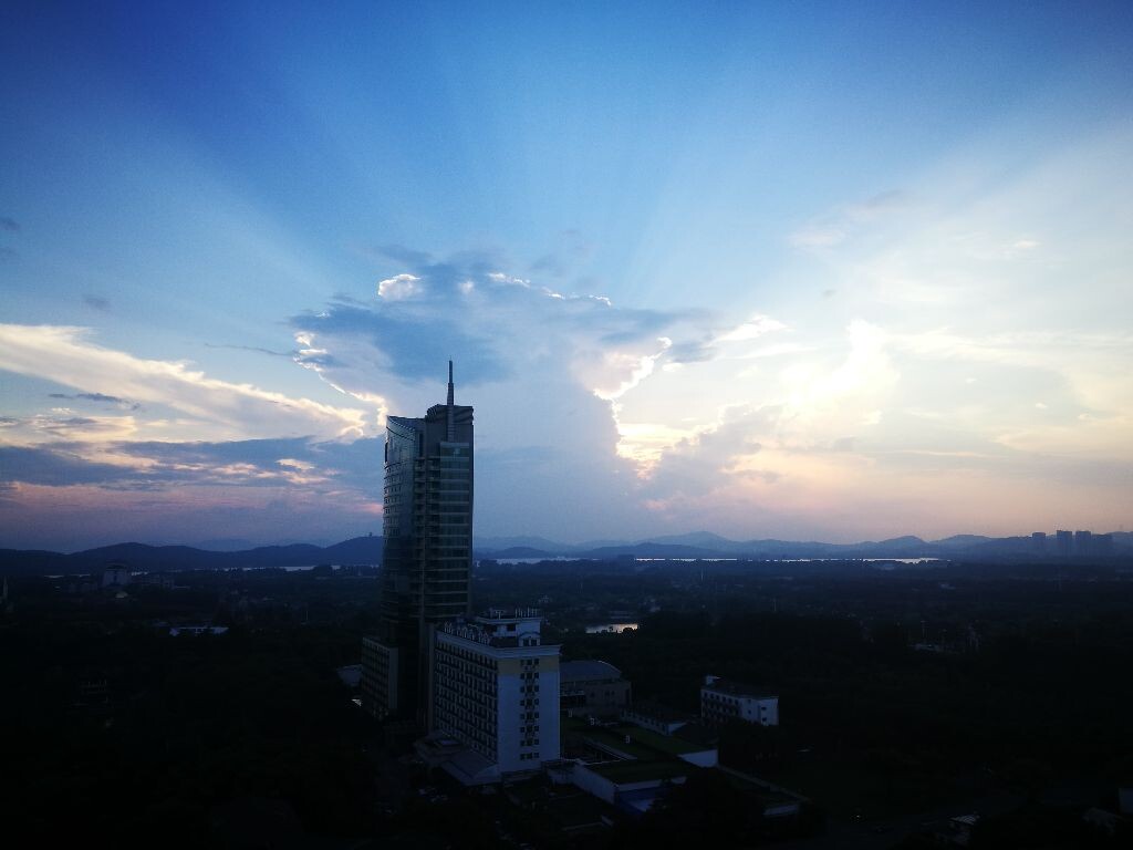 无锡高空上的风景