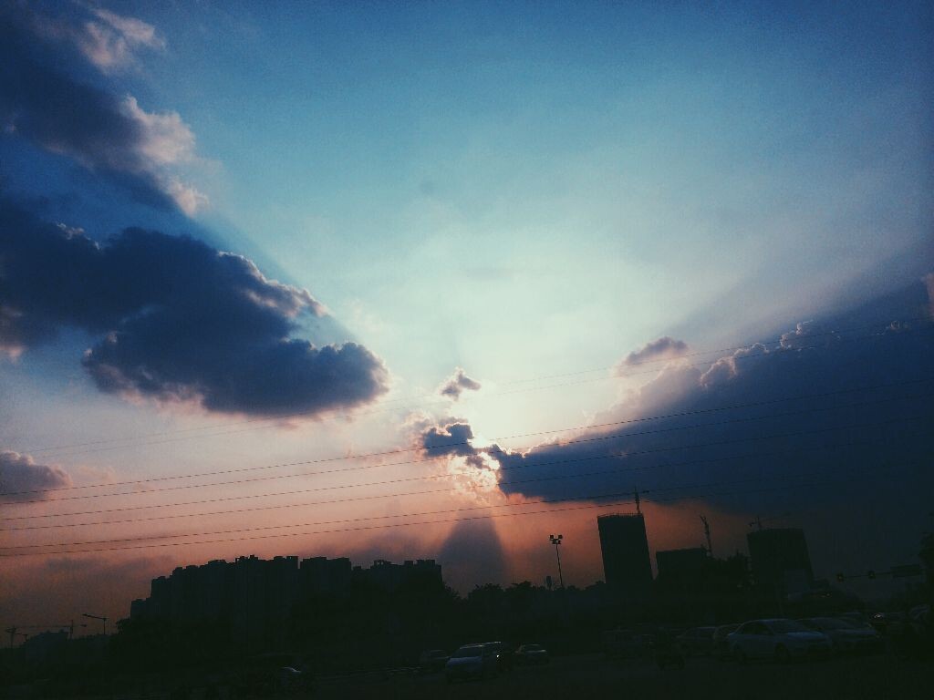 晚霞