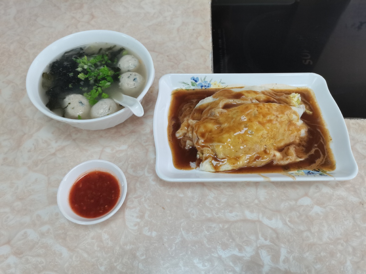 少见的潮汕花生酱肠粉