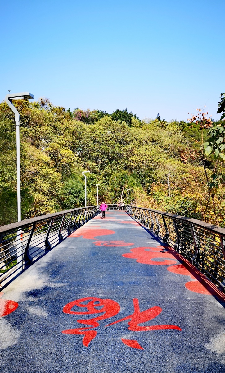 福州郊野公园步道上的福字坪