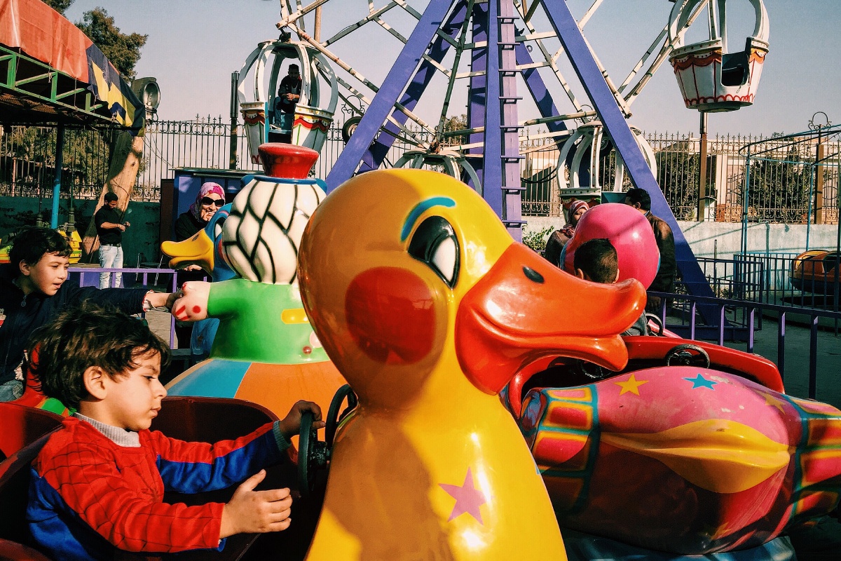 2016年1月13日,埃及开罗,赫尔万儿童乐园.