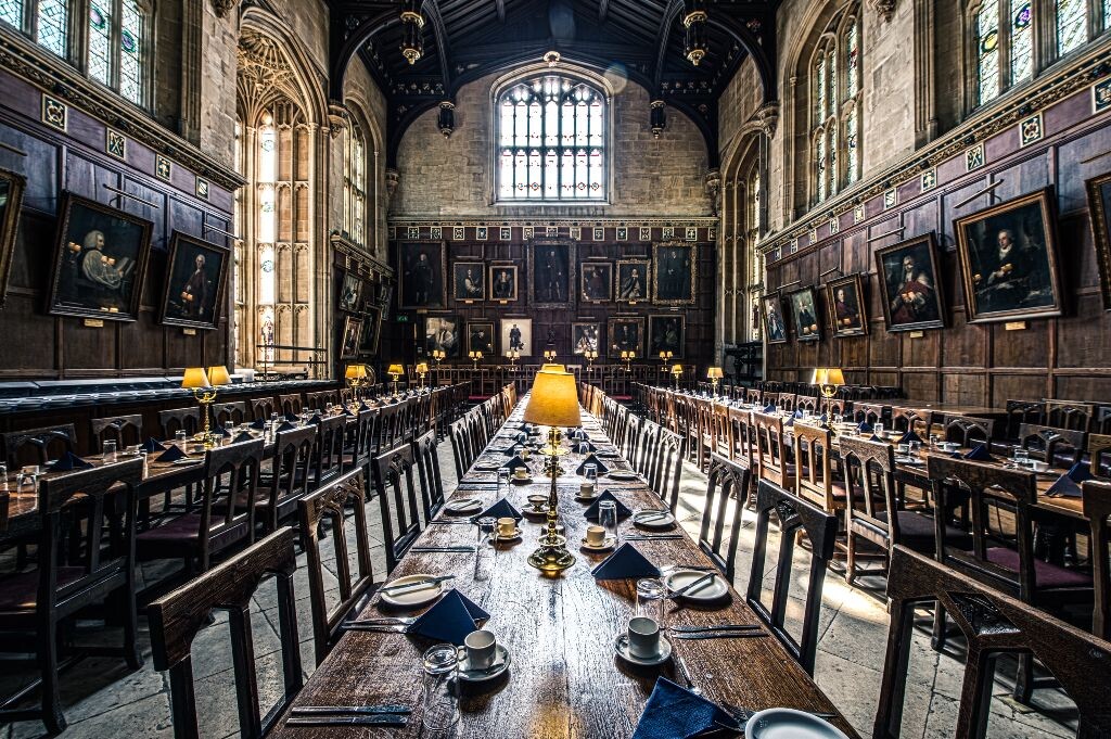 牛津大学Christ Church学院的食堂：哈利波特取景处<br />
