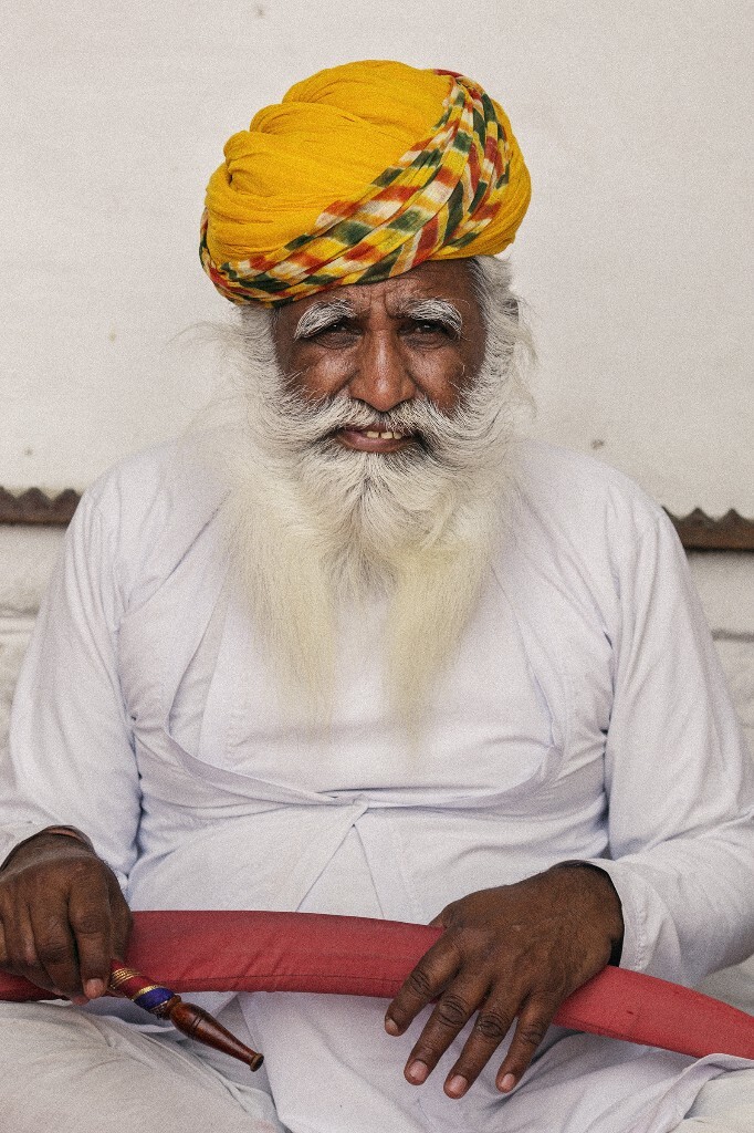 梅兰加尔古堡的水烟师 焦特布尔 拉贾斯坦邦