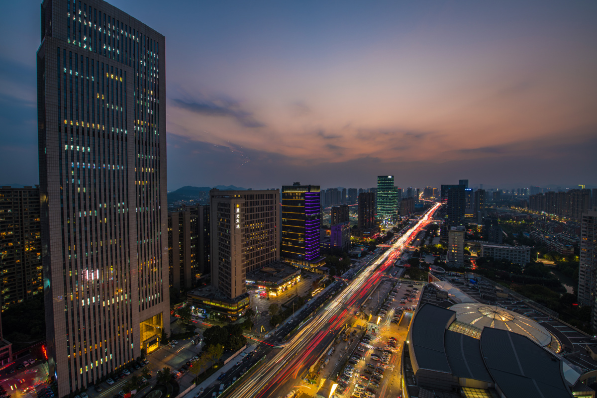 杭州 萧山夜色