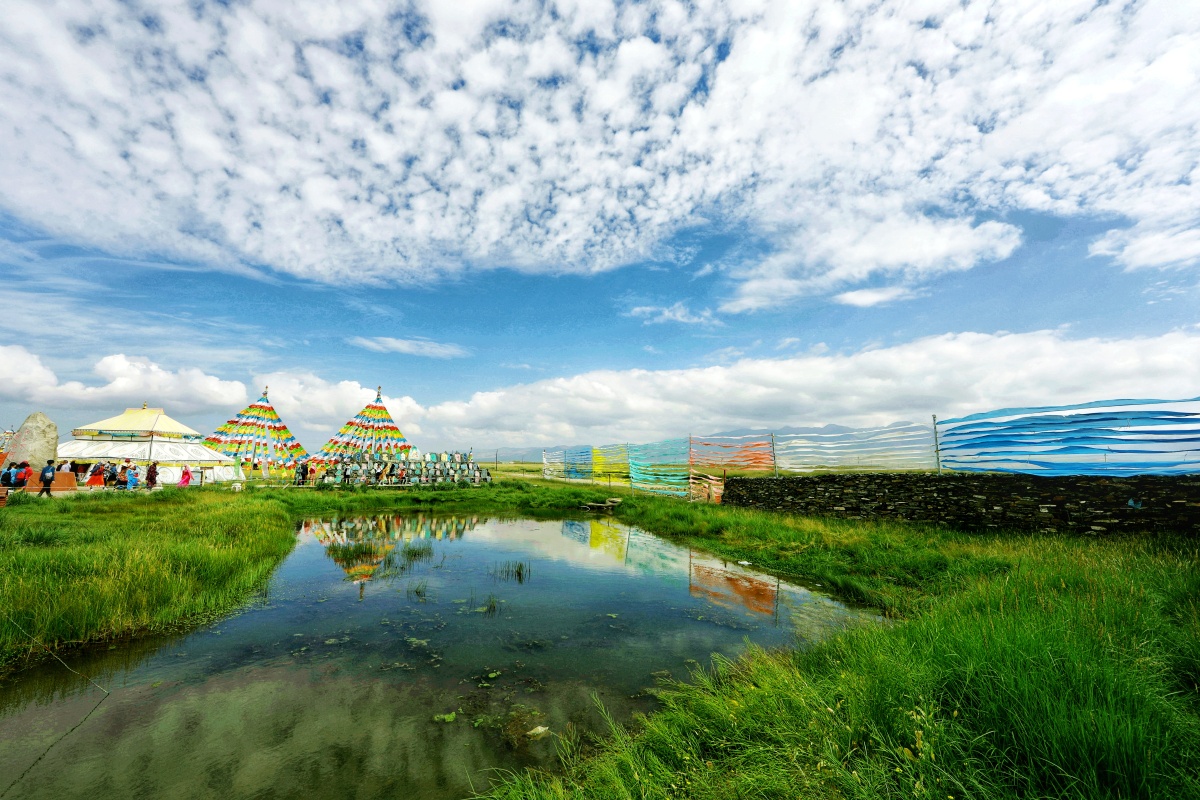 拍摄于青海倒淌河景区