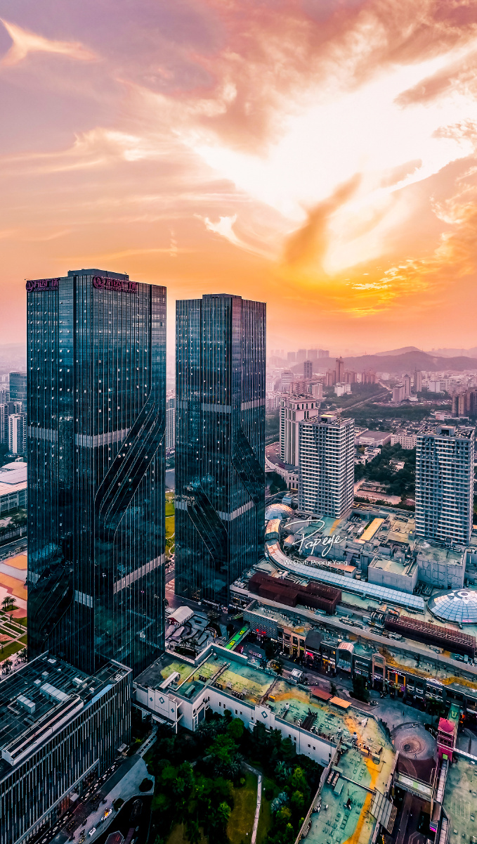 江门的城市天际线