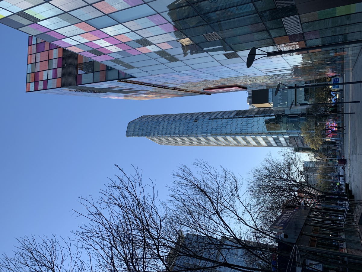 北京三里屯的冬天