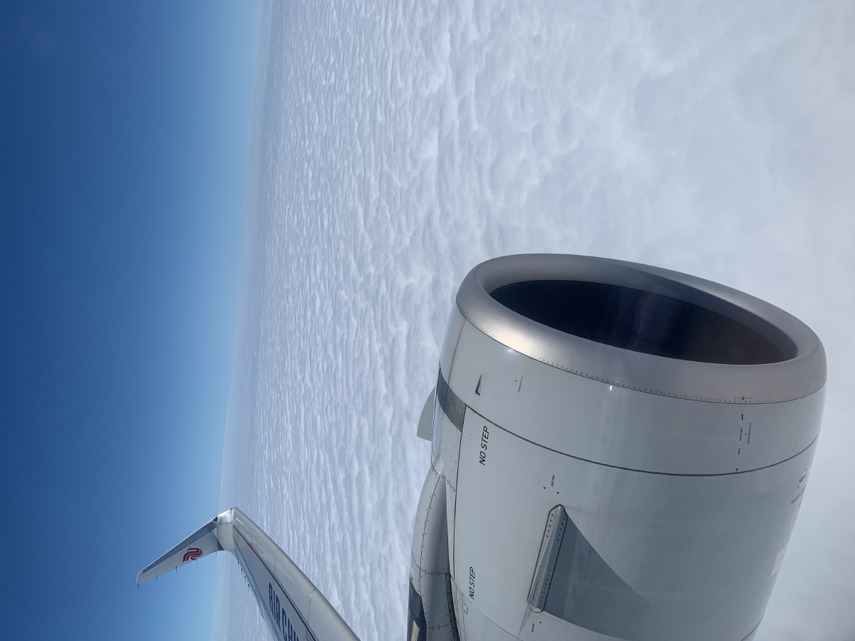 飞行空中照片国航