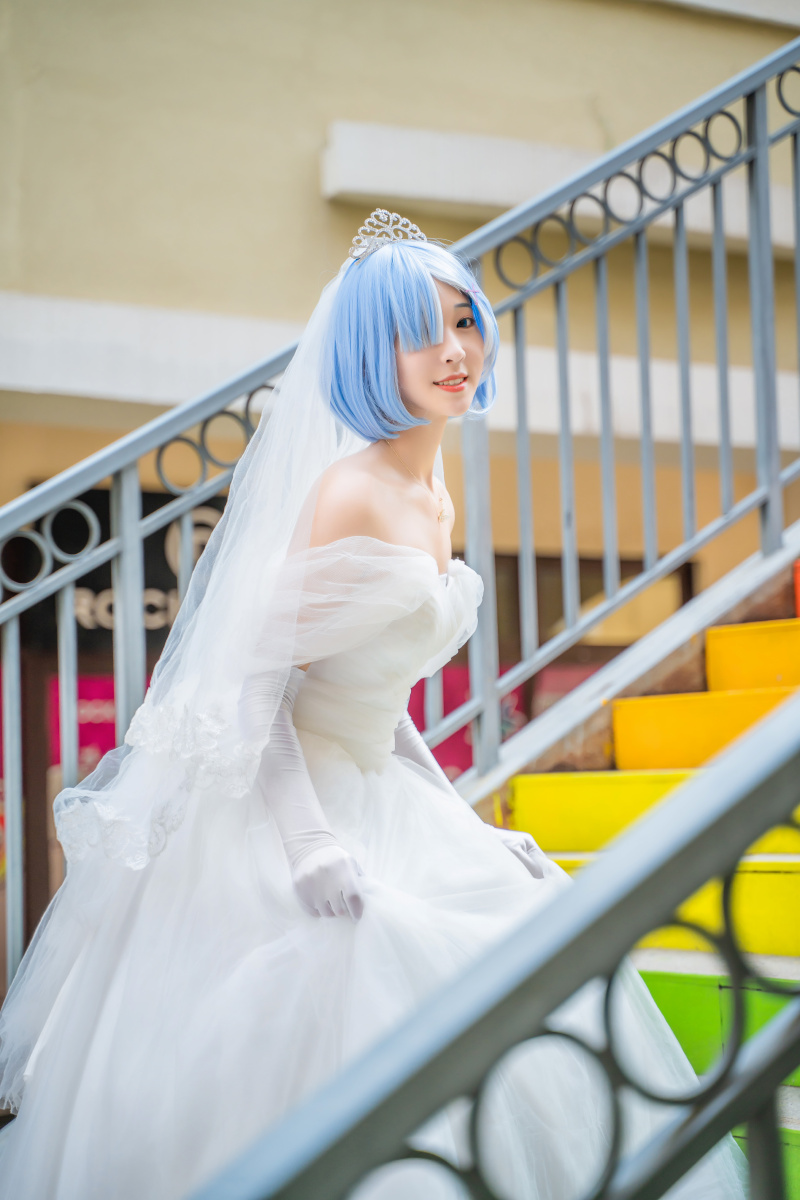 【cosplay】蕾姆花嫁