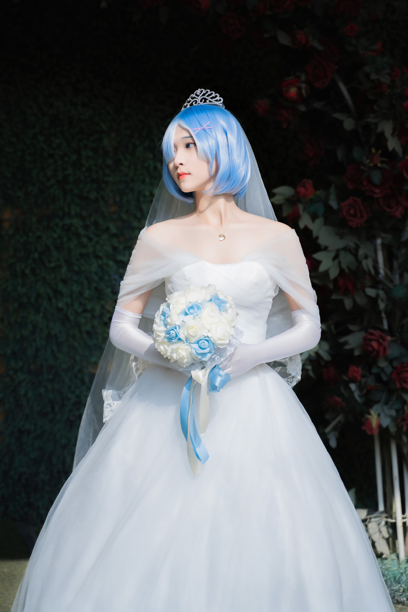 【cosplay】蕾姆花嫁