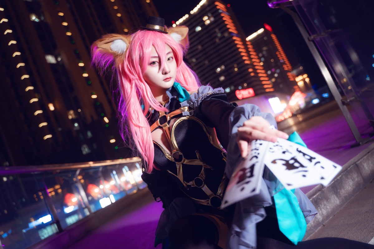 【cosplay】玉藻前 漆黑魔法师