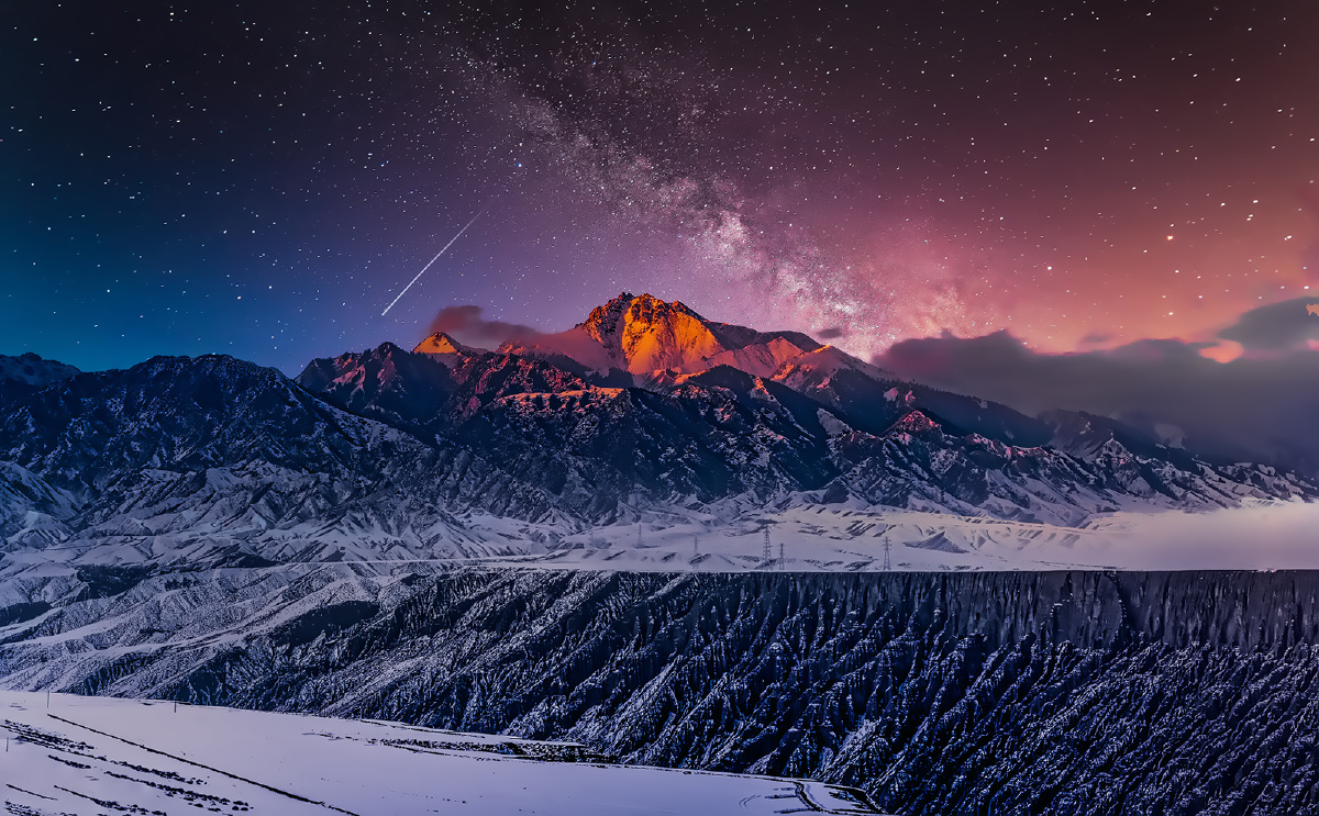 独山子大峡谷日出