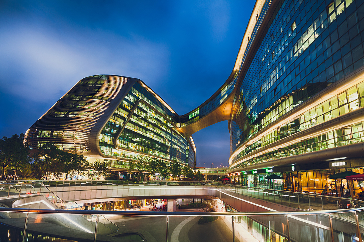 凌空SOHO - 色彩, 佳能, 建筑, 夜景, 长曝光, 无